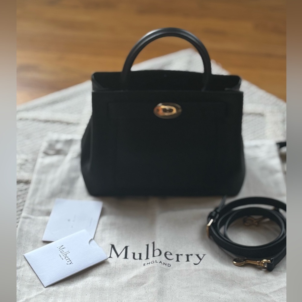 Mulberry Black Islington Leather Tote - Picture 2 of 13